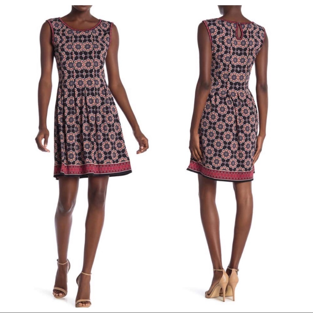 Max Studio Sleeveless Fit & Flare Dress - Picture 3 of 6